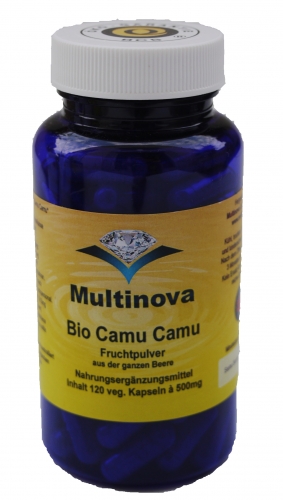 Camu-Camu-Pulver aus Bioanbau, 120 Kapseln, MHD 07/2023